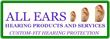 All Ears Hearing Products And Services Logo